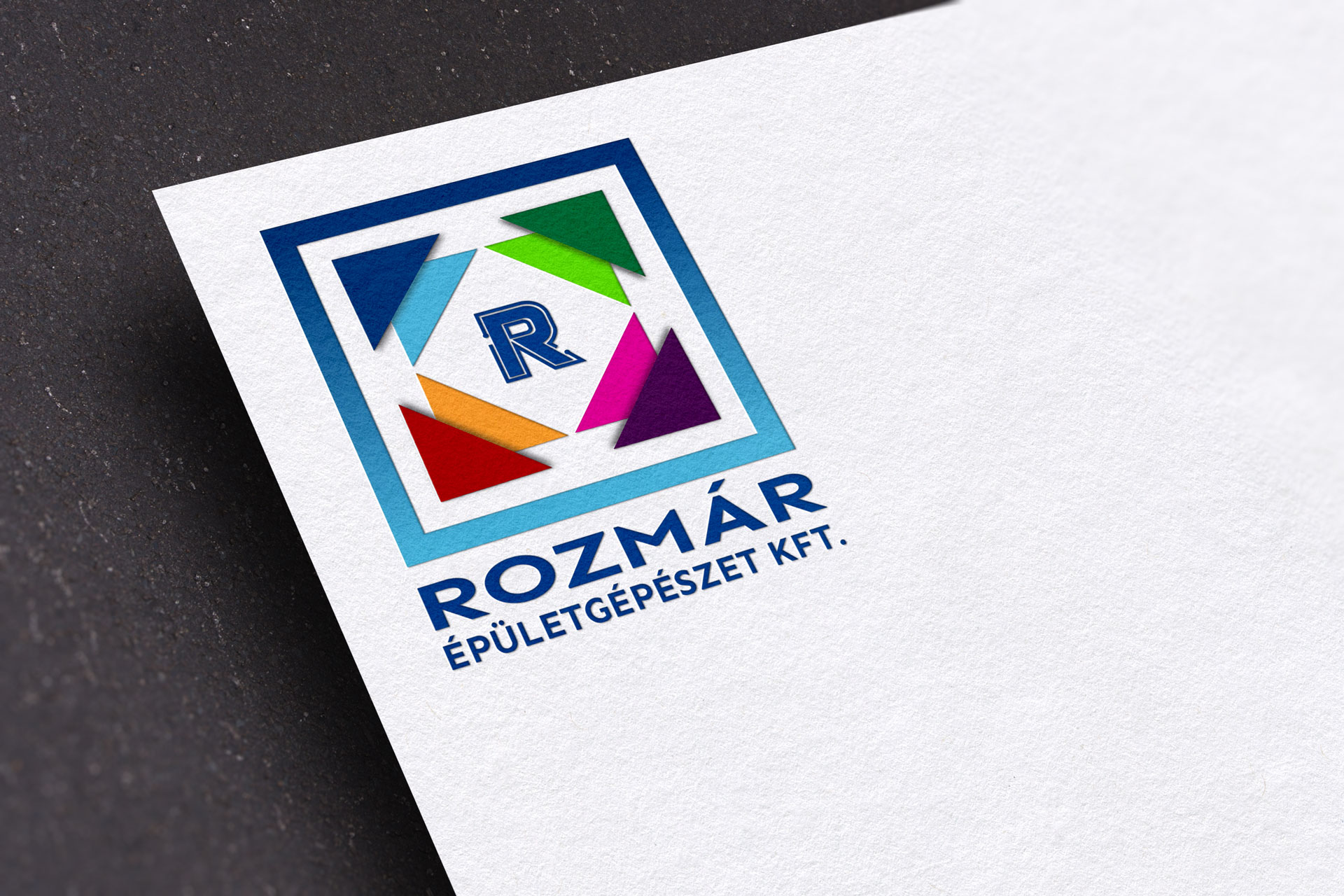 Rozmar company logo in 3D view